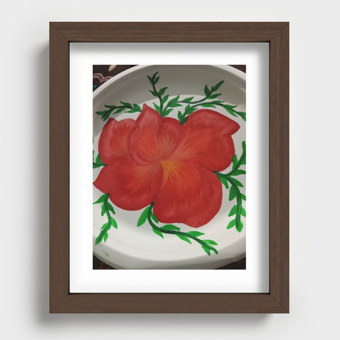awesome blossome Recessed Framed Print
