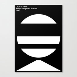 Architecture / Louis Kahn Canvas Print