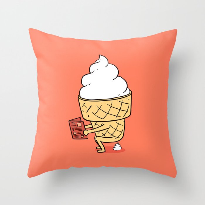Everyone Poops by ilovedoodle Throw Pillow