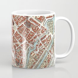 Vintage Map of Lueneburg, Germany Coffee Mug