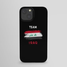 Team Iraq flag design iPhone Case