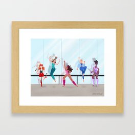 Gym Ladies Framed Art Print