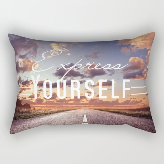 Express Yourself Rectangular Pillow