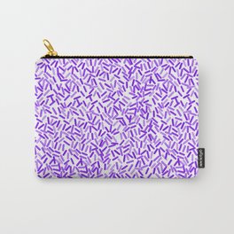 Pretty Purple Sprinkles Pattern Carry-All Pouch