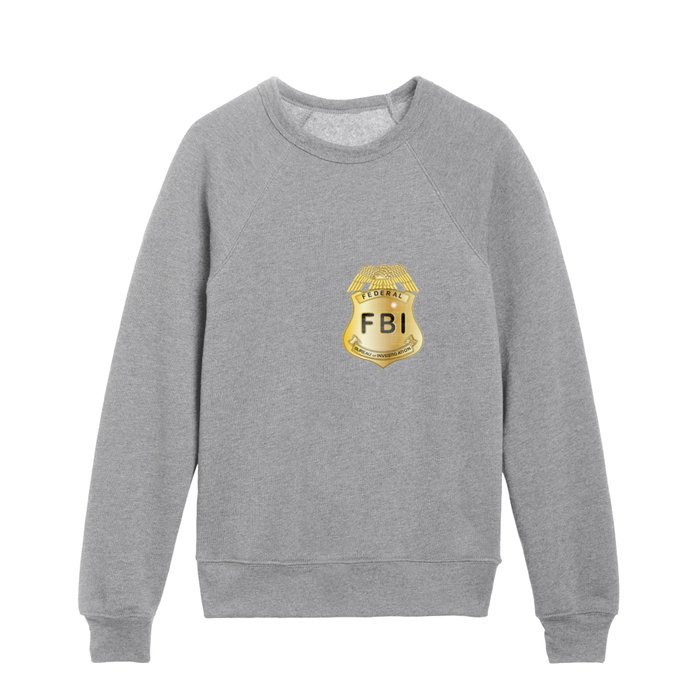 FBI Badge Kids Crewneck