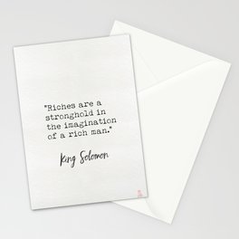 King Solomon №4 Stationery Card