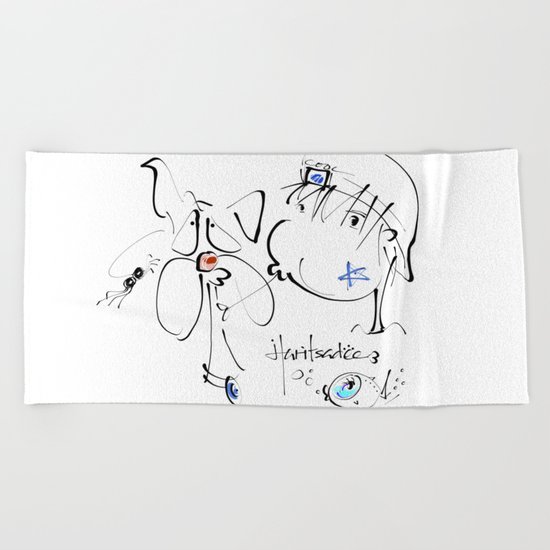 haritsadee 14 Beach Towel