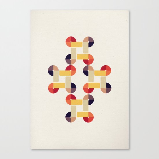 'round and 'round Canvas Print