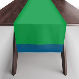 Green Blue Table Runner