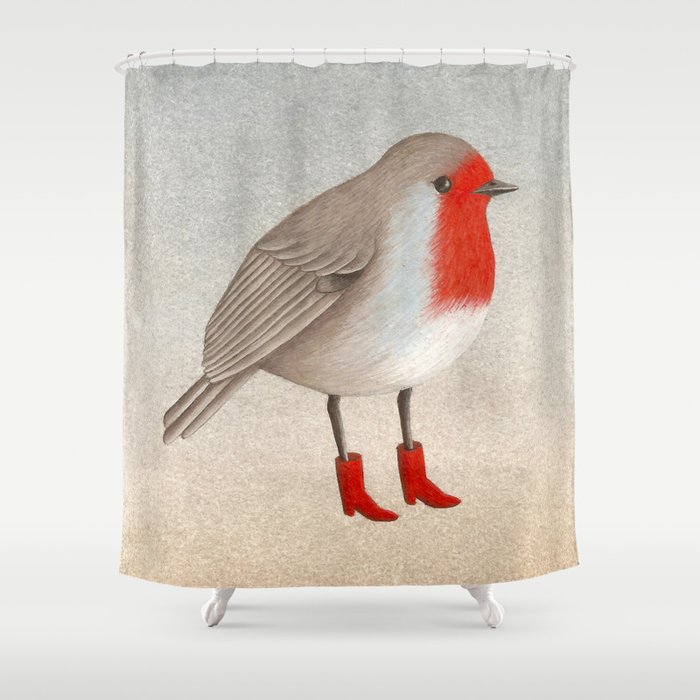 Robin Shower Curtain