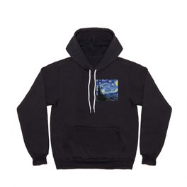 Starry Night by Vincent Van Gogh Hoody | Landscape, Moon, Post Impressionist, Starrynight, Painting, Stars, Vintage, Walldecor, Vangogh, Post Impressionism 
