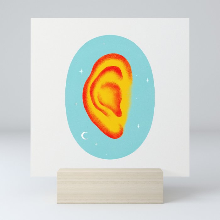 Listen and Learn Mini Art Print