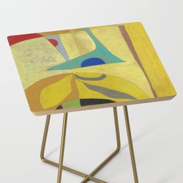 Exotic Yellow Side Table