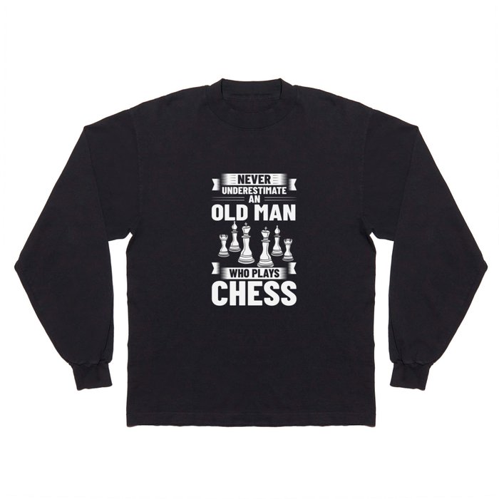 Chess Board Player Opening Game Beginner Long Sleeve T Shirt