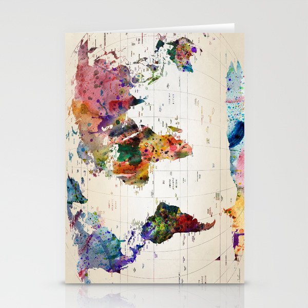 map Stationery Cards