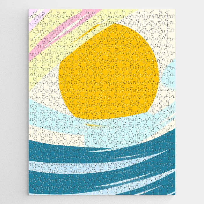 Abstract Sunrise (D205) Jigsaw Puzzle