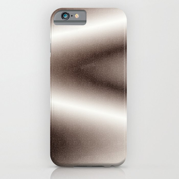 Brown and white gradient iPhone Case
