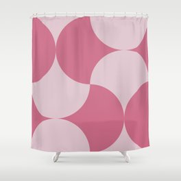 Indian tiles pink Shower Curtain