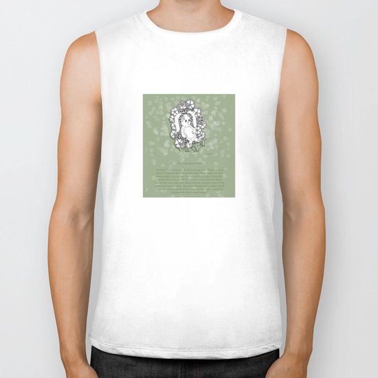 Velveteen Rabbit Wisdom Illustration for Children Biker Tank