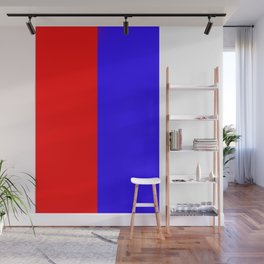 Team Color 7 ...red white and blue Wall Mural
