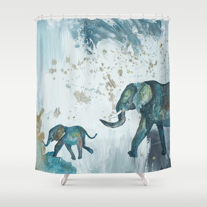 elephant shower curtain bed bath and beyond