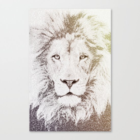 The Intellectual Lion Canvas Print