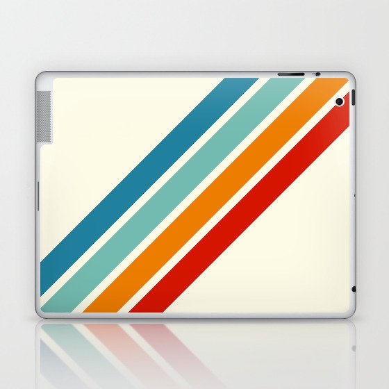 Alator - Classic 70s Retro Summer Stripes Laptop & iPad Skin