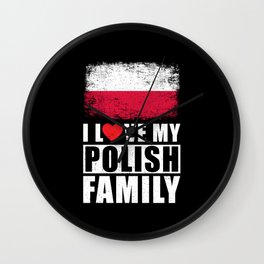 Polish Family Wall Clock