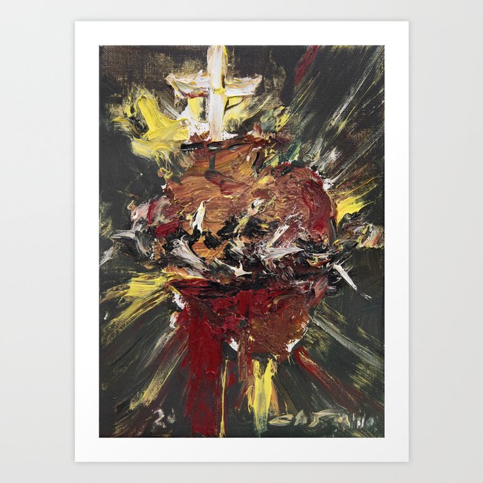 Cor Jesu Sacratissimum XI Art Print