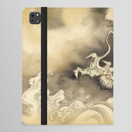 Descending Dragon Japanese Painting Kano Yasunobu iPad Folio Case