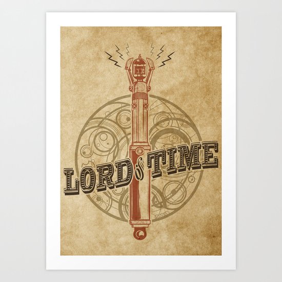 Steampunk Sonic Screwdriver Art Print