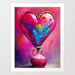 Joyful Hearts Art Print