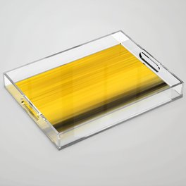 Yellow Rising - Bright Colorful Modern Art Acrylic Tray