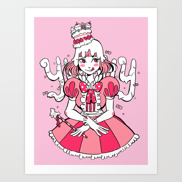 Candy Witch Art Print