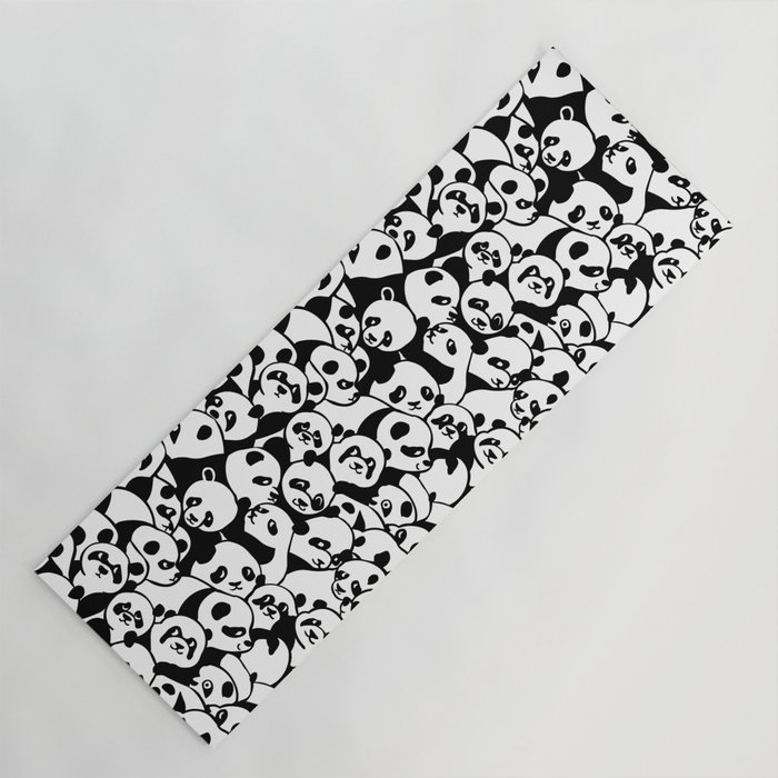 Oh Panda Yoga Mat By Huebucket Society6
