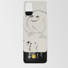 The Meditating Frog, Sengai Gibon Japanese Art Android Card Case