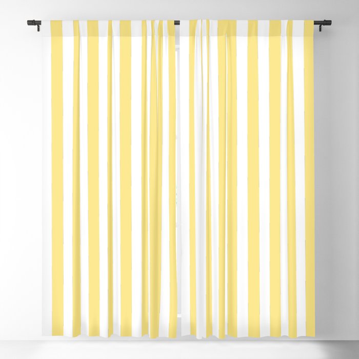 Modern Geometrical Baby Yellow White, White And Yellow Curtains