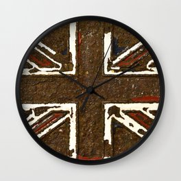 The rusted Union Jack Wall Clock