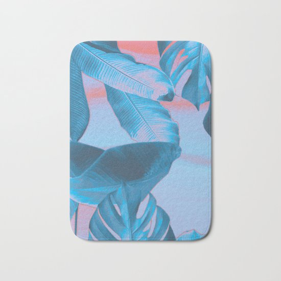 Electric blue botanics (everyday 8/365) Bath Mat
