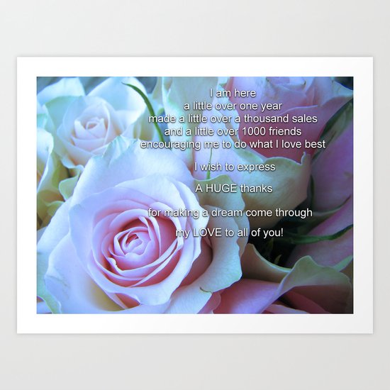 Gratefulness! Art Print