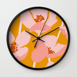 Poppy  Wall Clock