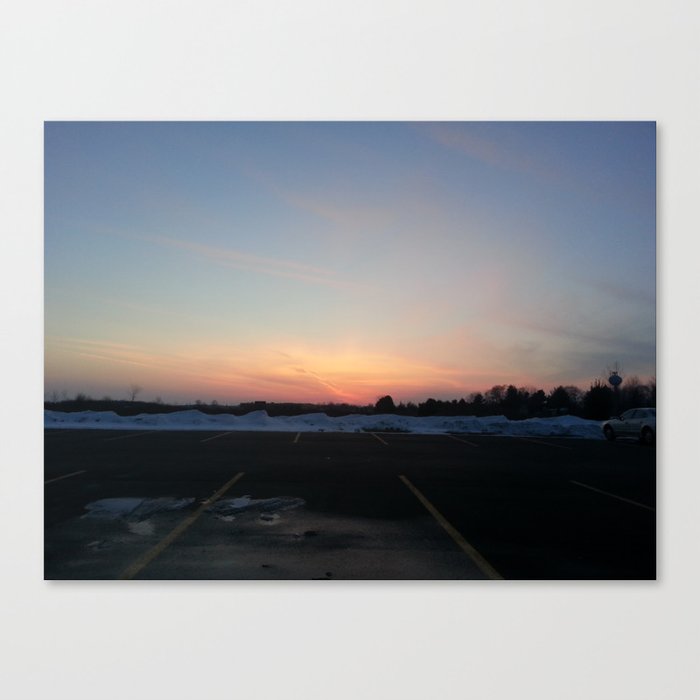 MI Sunset Canvas Print
