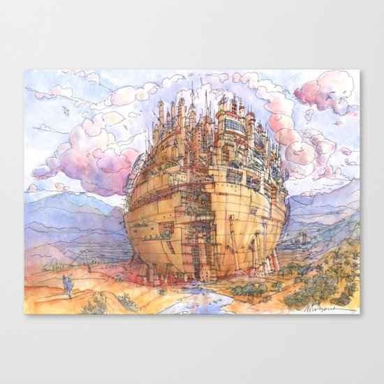 La Citta' Sferica Canvas Print