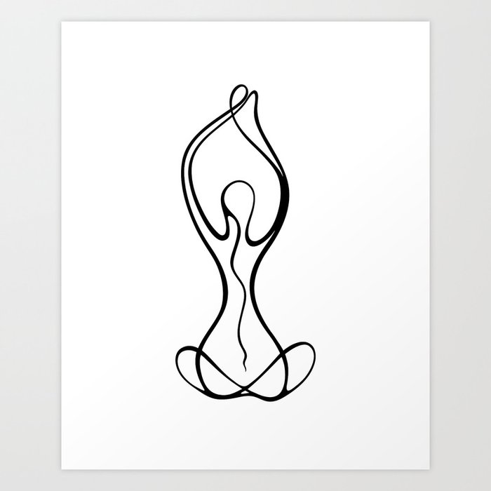 Yoga Art Print