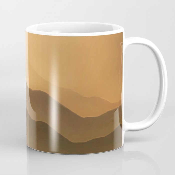 Sunrise in the mountains - beautiful morning #decor #society6 #buyart Coffee Mug
