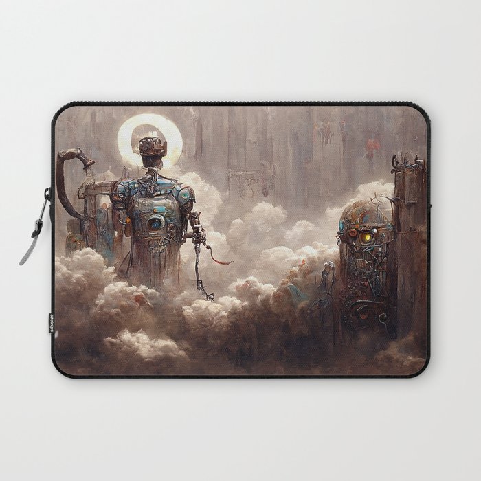 Guardians of heaven – The Robot 3 Laptop Sleeve