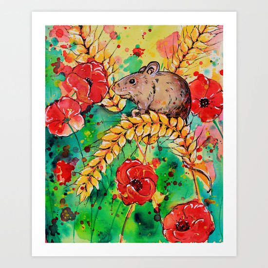 Field Mouse Art Print