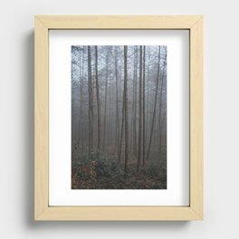 Misty Forest 1 Recessed Framed Print