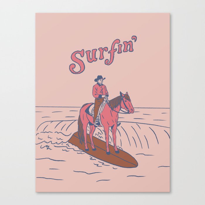 Surfin' Canvas Print