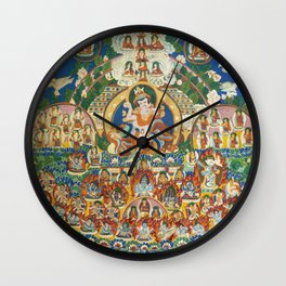 Guru Rinpoche Thangka Padmasambhava Wall Clock